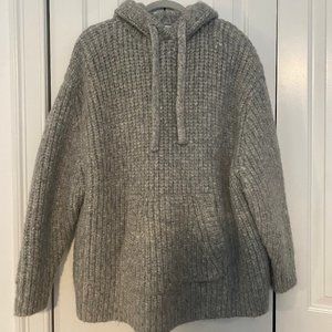 Zara Oversized Knit Sweatshirt